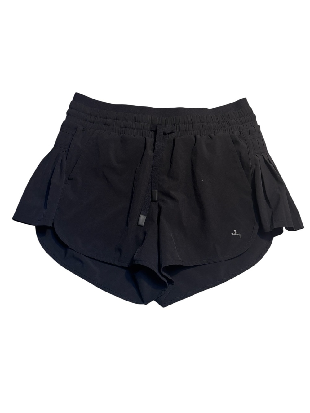 JoyLab Black Athletic Shorts with Side Pleats